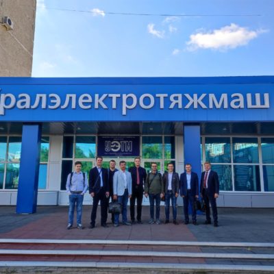 KViHT Yu.V.科學與工程組組長工作訪問 Kozhukhov 作為 Uralelectrotyazhmash JSC 的 Gazprom-Gazprom Neft 工作組的一部分